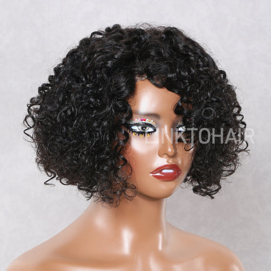 Load image into Gallery viewer, LinktoHair Glueless Wave Bob Wig Human Hair Lace Front Wigs
