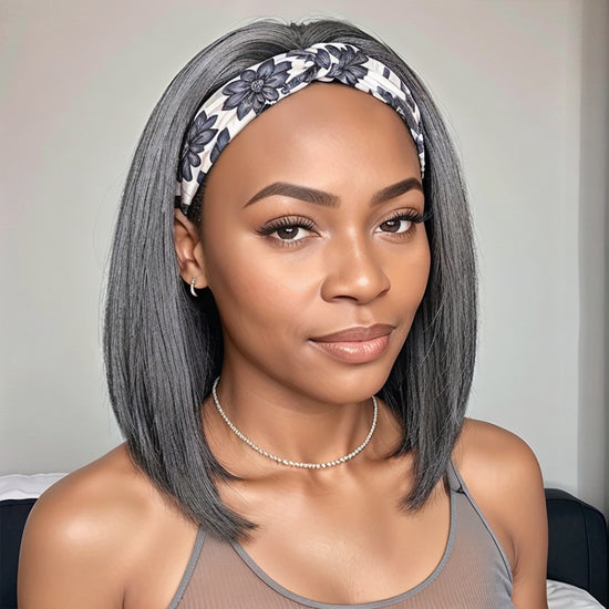 grey wig