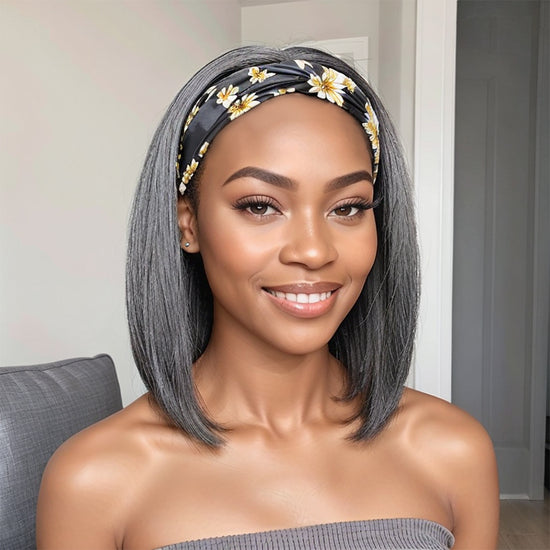 grey wig