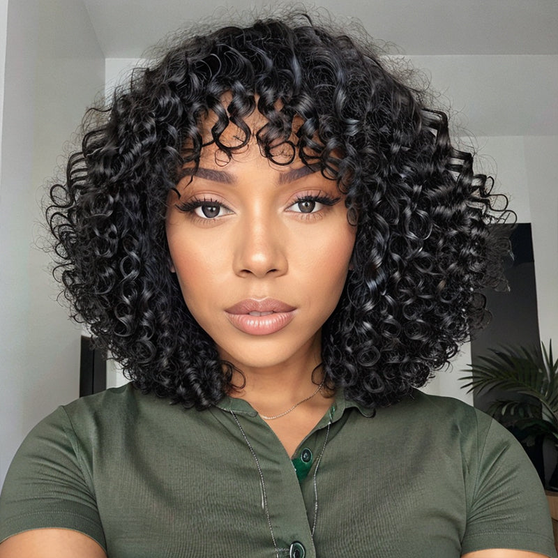 Boho curls short hair online
