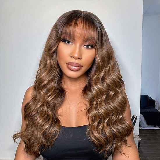 Load image into Gallery viewer, LinktoHair Highlight 13x4 Lace Frontal Body Wave Human Hair Wig
