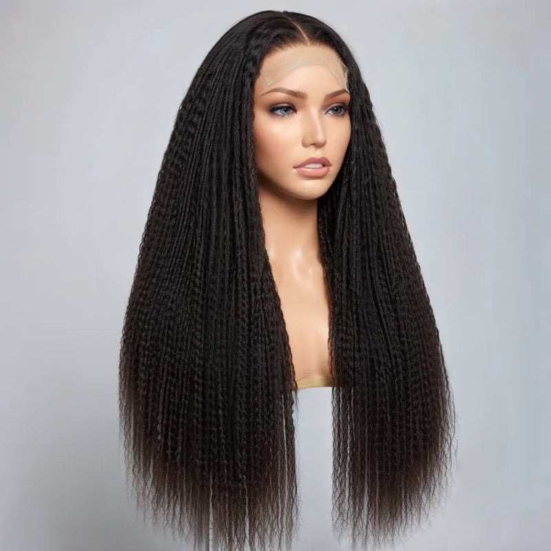 Load image into Gallery viewer, LINKTOHAIR TWIST | Dreadlock Style 5x5 Closure Lace Glueless Wig Mid Part 100% Human Hair Wig
