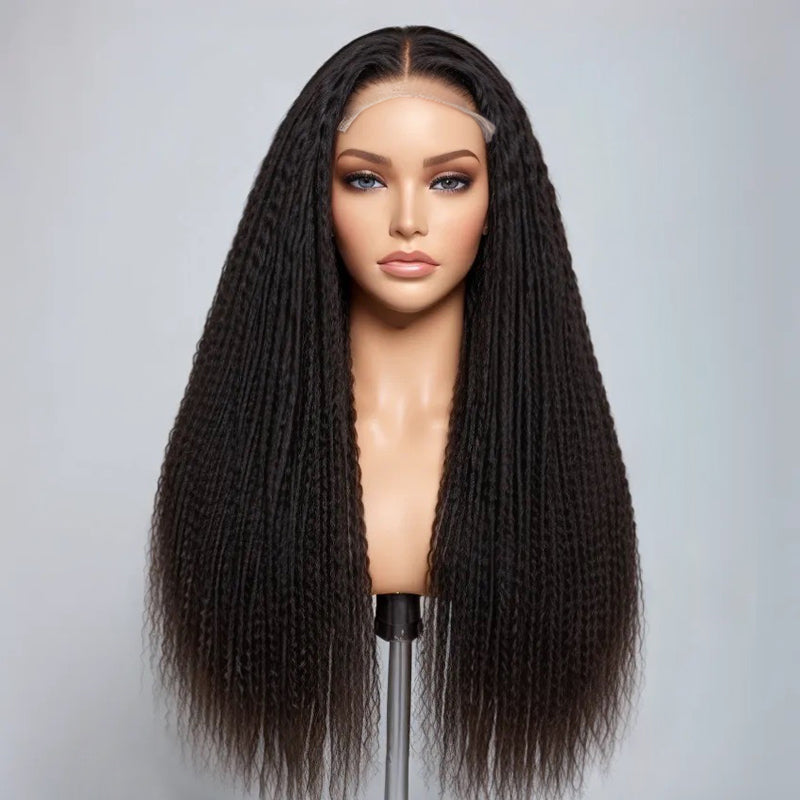 LINKTOHAIR TWIST | Dreadlock Style 5x5 Closure Lace Glueless Wig Mid Part 100% Human Hair Wig