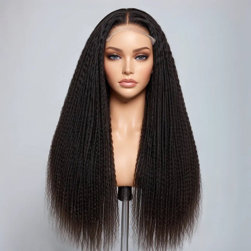 Load image into Gallery viewer, LINKTOHAIR TWIST | Dreadlock Style 5x5 Closure Lace Glueless Wig Mid Part 100% Human Hair Wig
