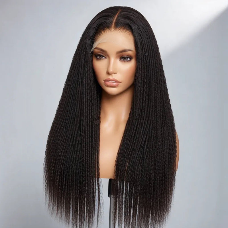 LINKTOHAIR TWIST | Dreadlock Style 5x5 Closure Lace Glueless Wig Mid Part 100% Human Hair Wig