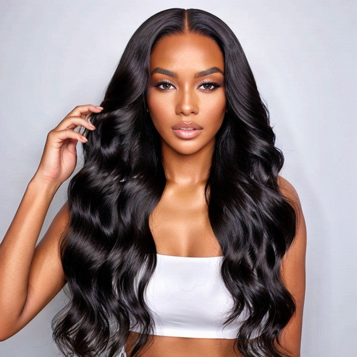 LinktoHair Glueless 5x5 Closure HD Lace Body Wave Wig with Secure 3D Dome Cap