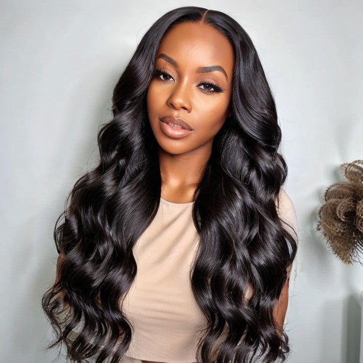 LinktoHair Wear & Go Glueless 5x5 Closure HD Lace Body Wave Wig with Secure 3D Dome Cap