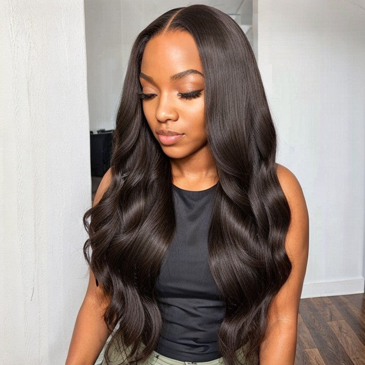 LinktoHair Glueless 5x5 Closure HD Lace Body Wave Wig with Secure 3D Dome Cap
