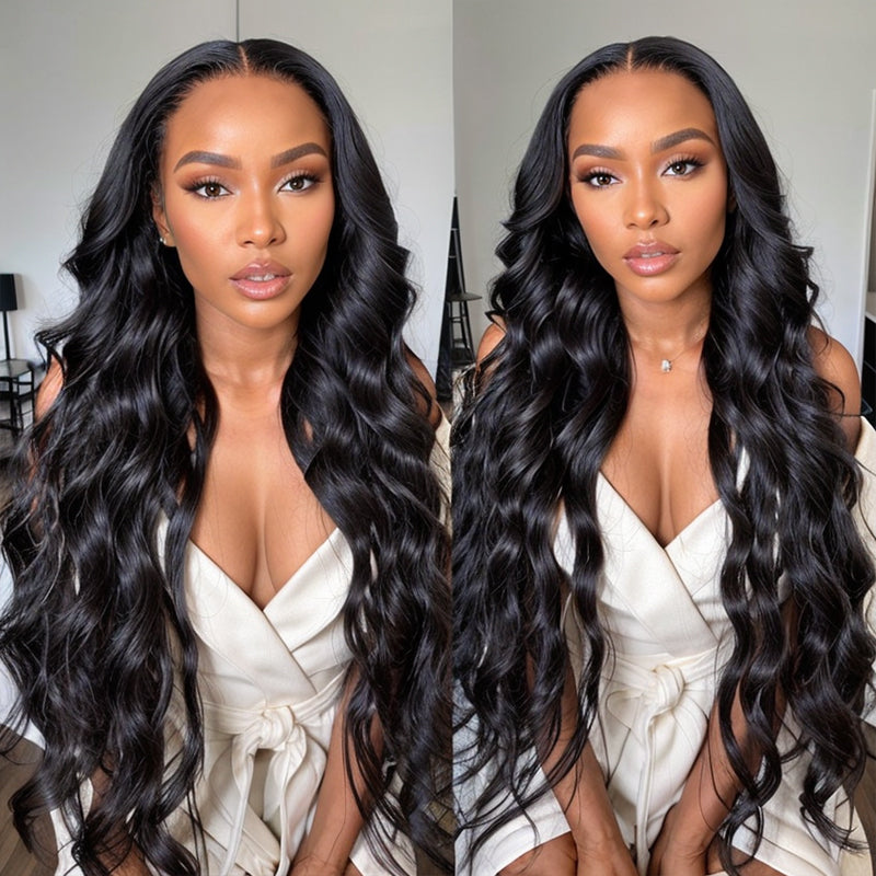 LinktoHair Body Wave Natural Color 13x4 HD Lace Front Wig 100% Human Hair