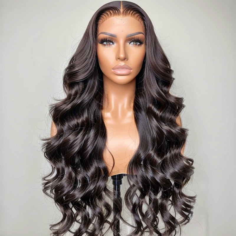 LinktoHair Body Wave Natural Color 13x4 HD Lace Front Wig 100% Human Hair