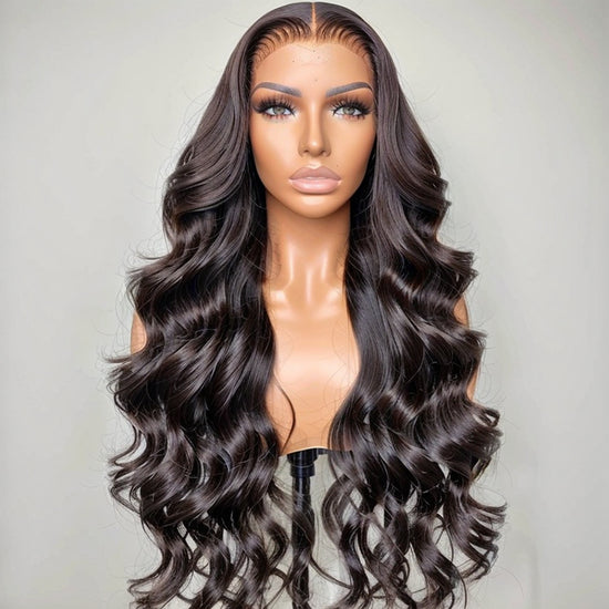 LinktoHair Body Wave Natural Color 13x4 HD Lace Front Wig 100% Human Hair