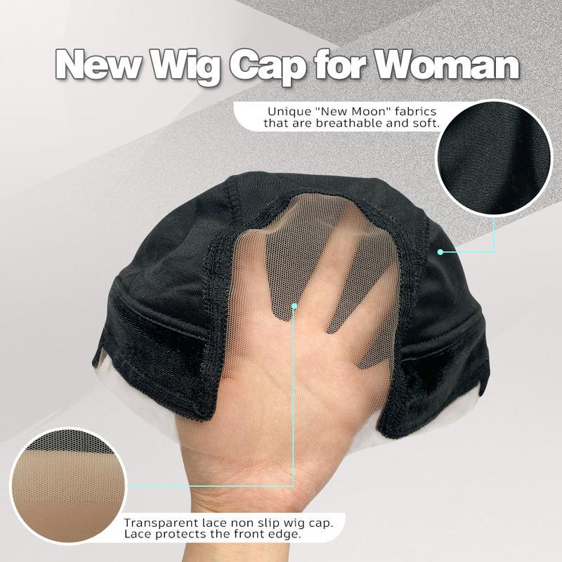 Wig Tools and Accessories | Linktohair Stretch Mesh Wig 2pcs Set 5x5 Hair Cap Hair net for Weave Hairnets Wig | Not Sold Separately