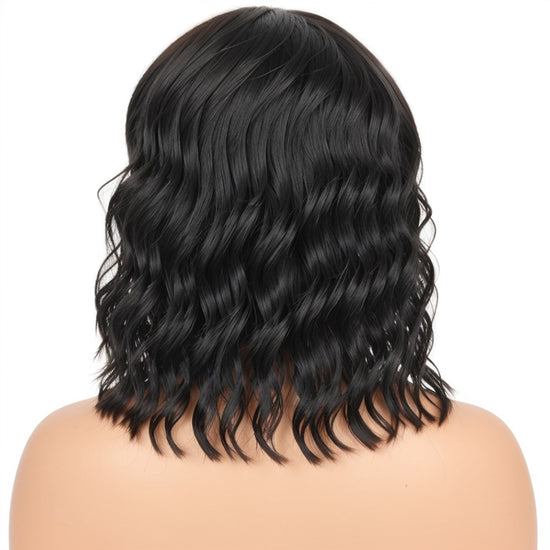 Salt And Pepper Short Mullet Wig Short Bob with Bangs 80s 90s Shaggy Layered Hair Shoulder Length Wigs