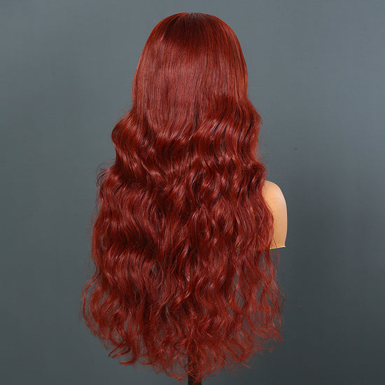 Put On & Go | #33 Reddish Brown Auburn 5x5 Closure Lace Glueless Body Wave Human Hair Wig