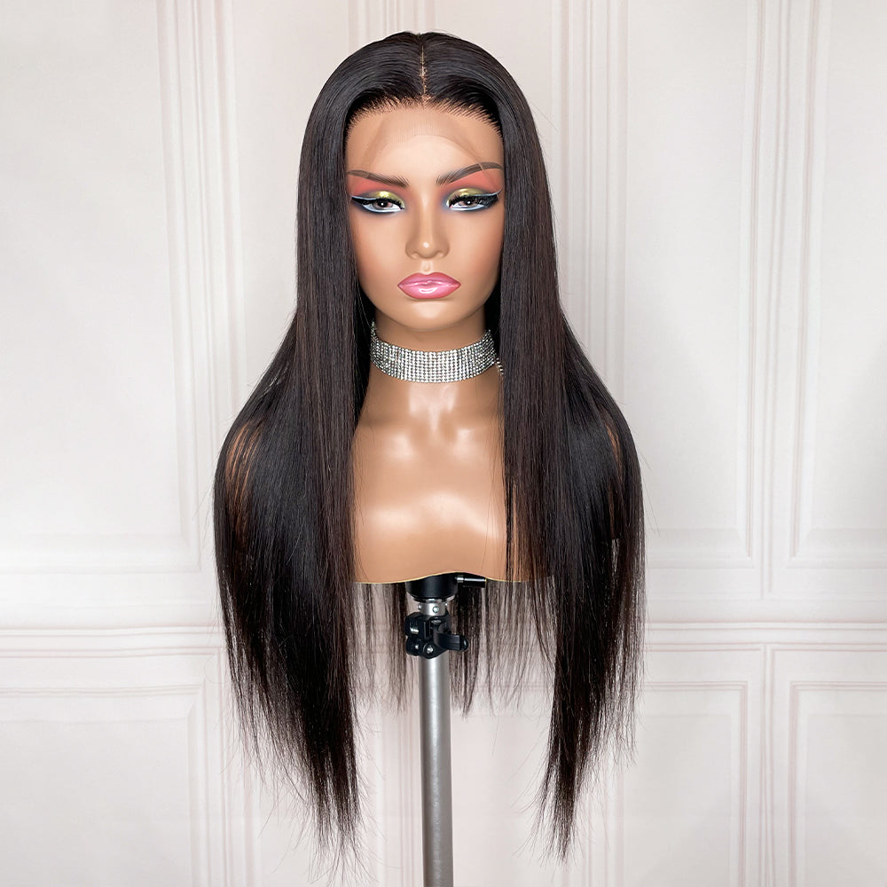 Load image into Gallery viewer, LinktoHair 13x4 Invisible HD Lace Frontal Silky Straight Human Hair Wig
